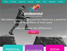 Tablet Screenshot of endeavour.org.uk